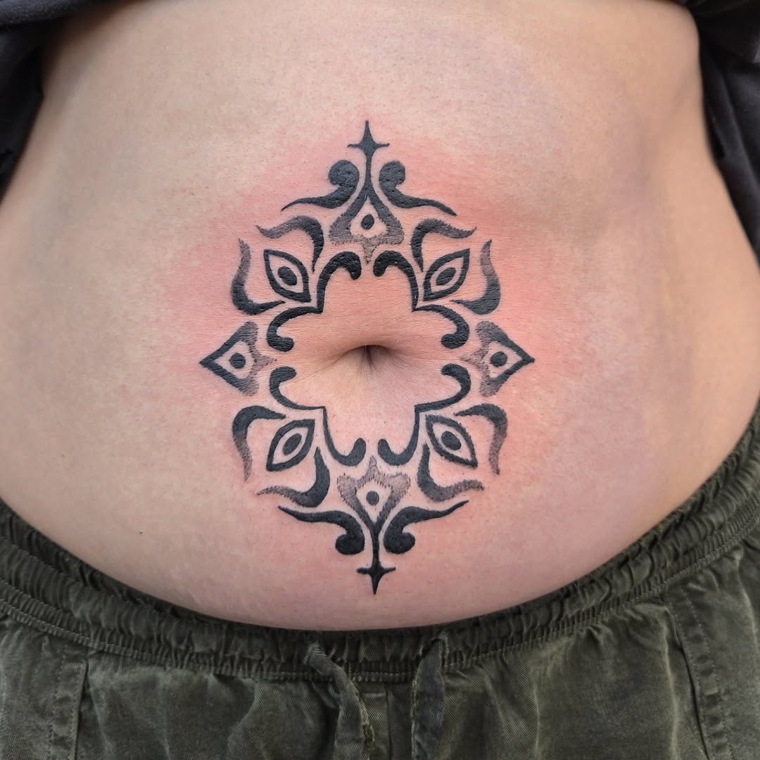 Tattoo by @aqua.suntattoos — ornamental, black_and_grey