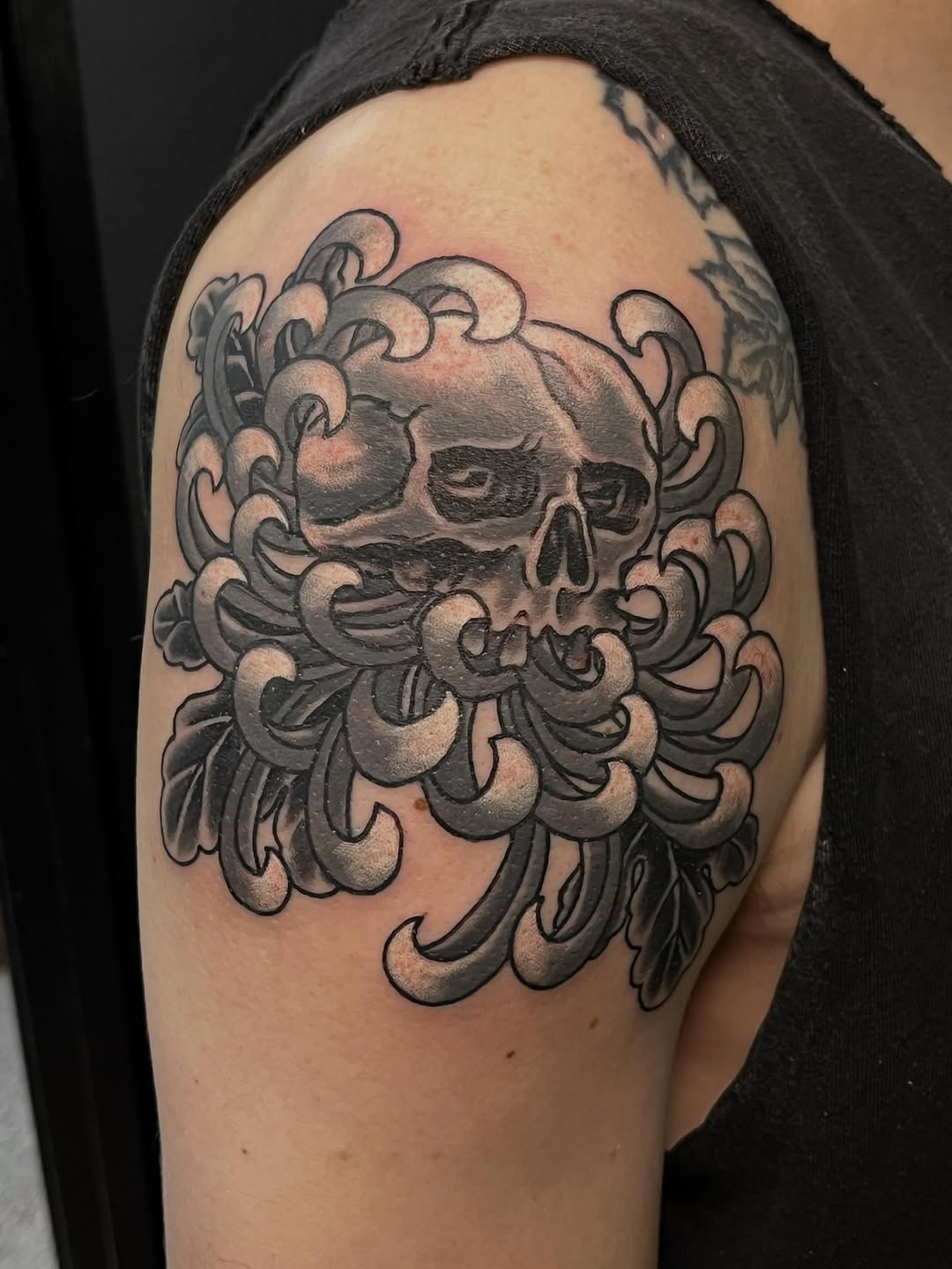 Tattoo by @snowden_tattoo — black_and_grey, realism
