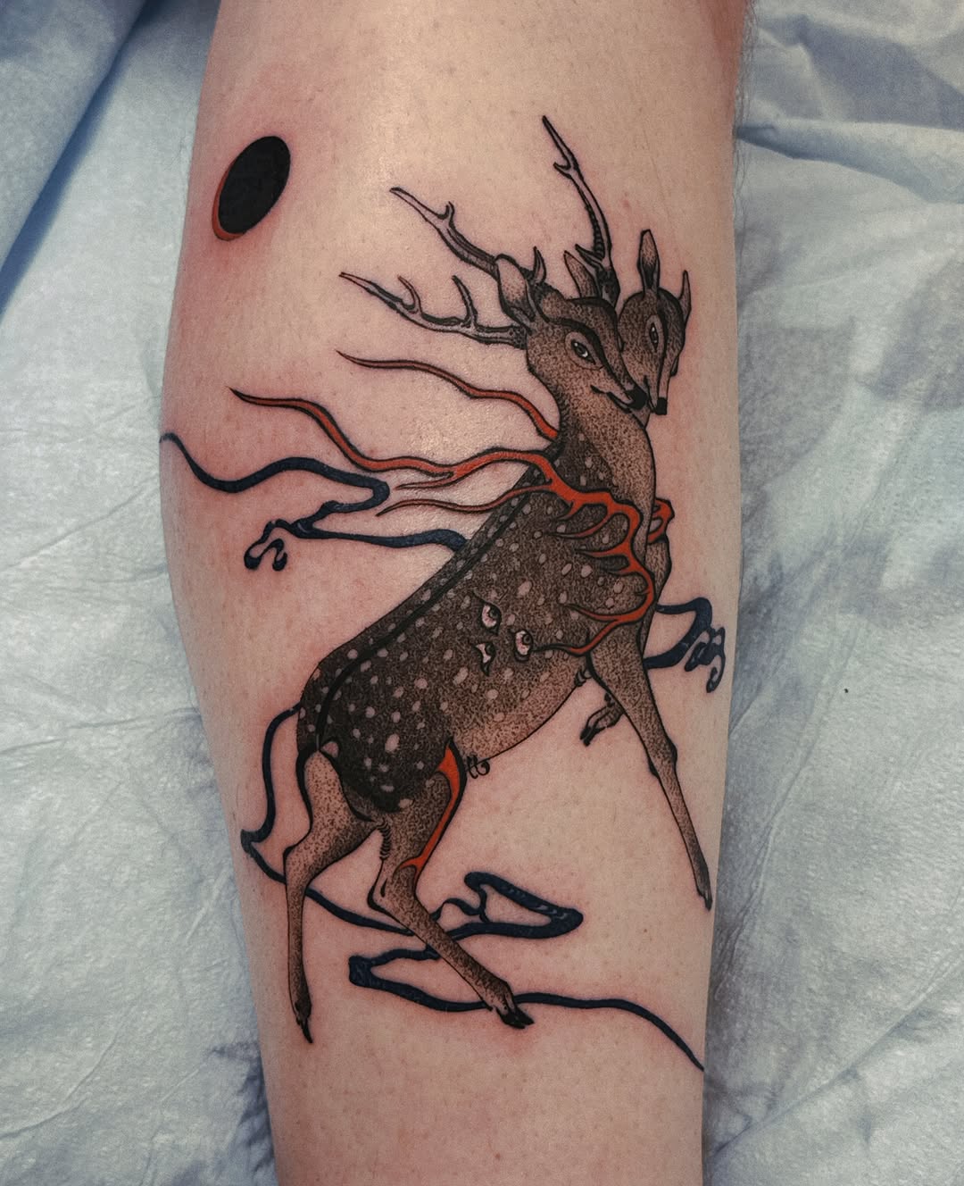Tattoo by @bidan_gil β illustrative, black_and_grey