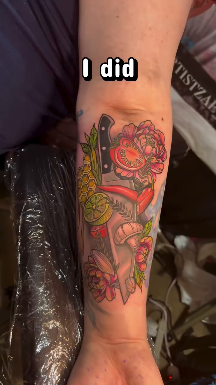 Tattoo by @jasmine.rain.tatts — neo_traditional, trash_polka