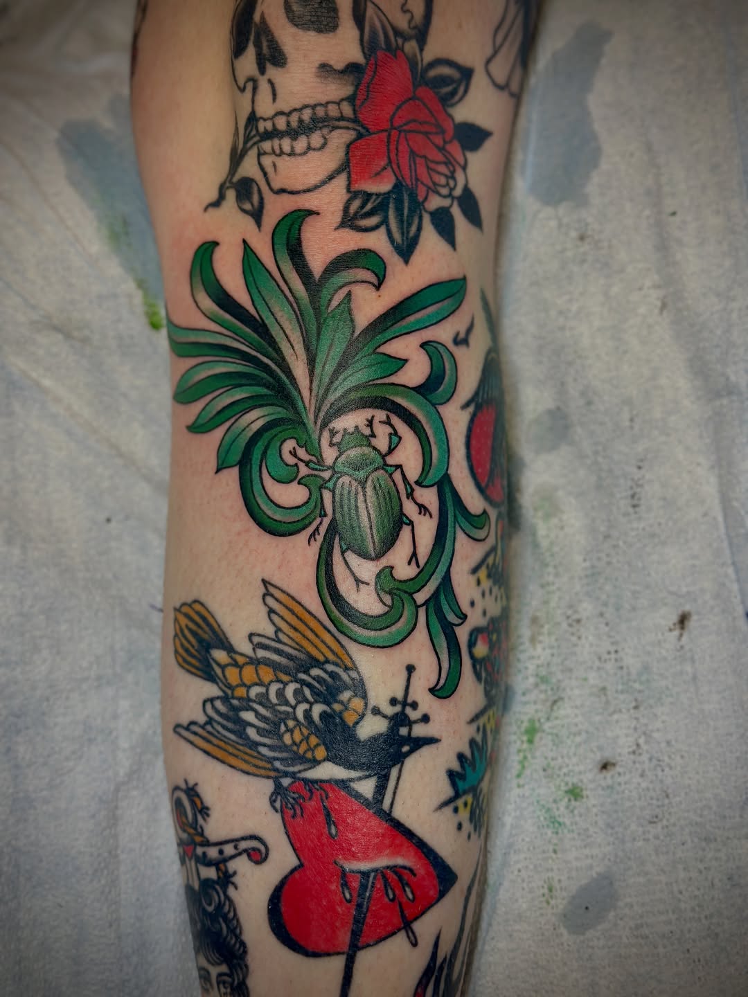 Tattoo by @hollyellistattoo — american_traditional, neo_traditional