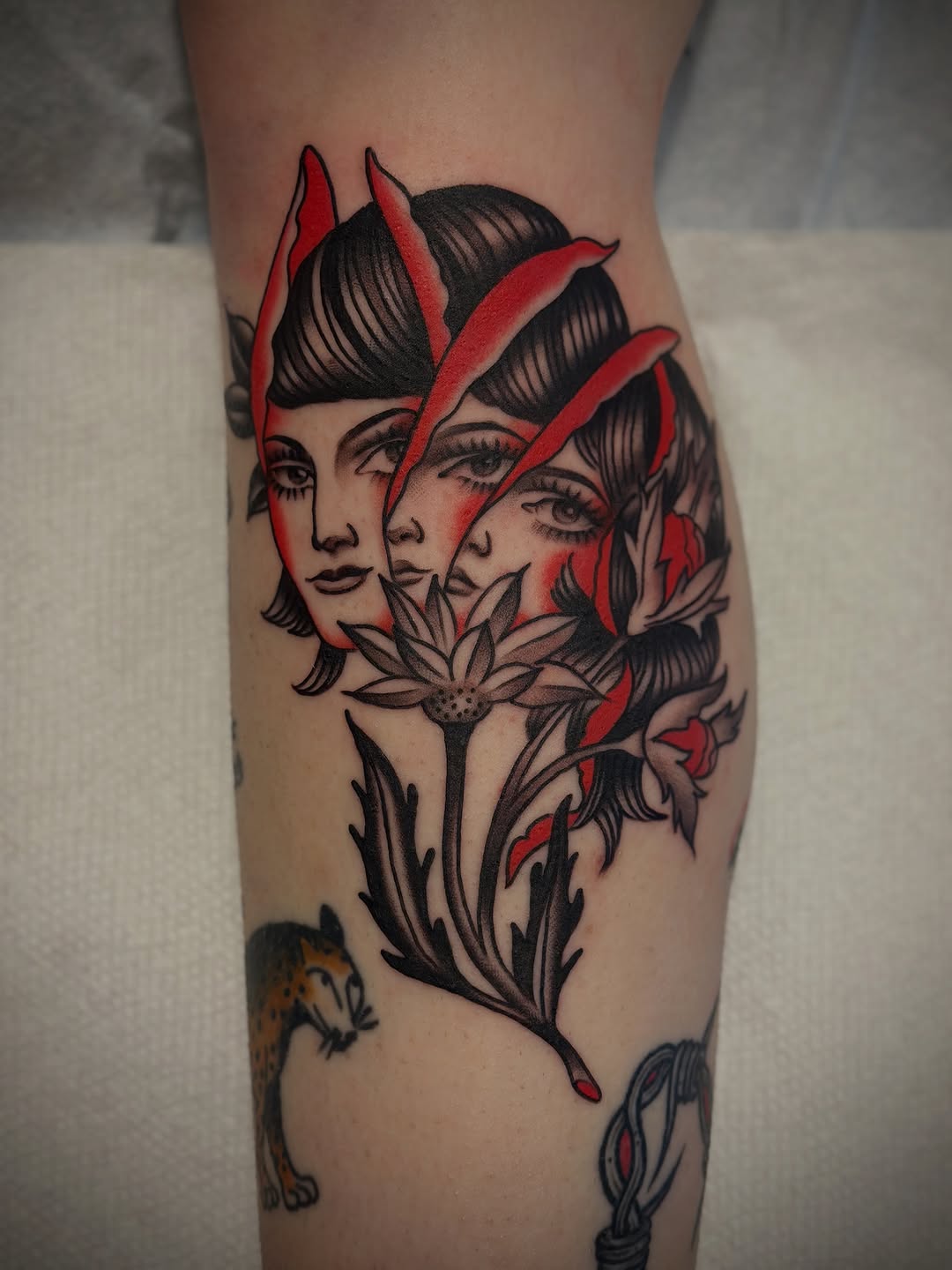 Tattoo by @hollyellistattoo — neo_traditional, black_and_grey
