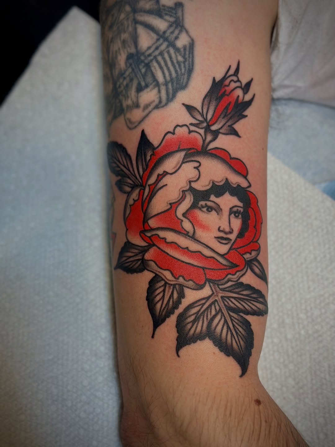 Tattoo by @hollyellistattoo — american_traditional, neo_traditional