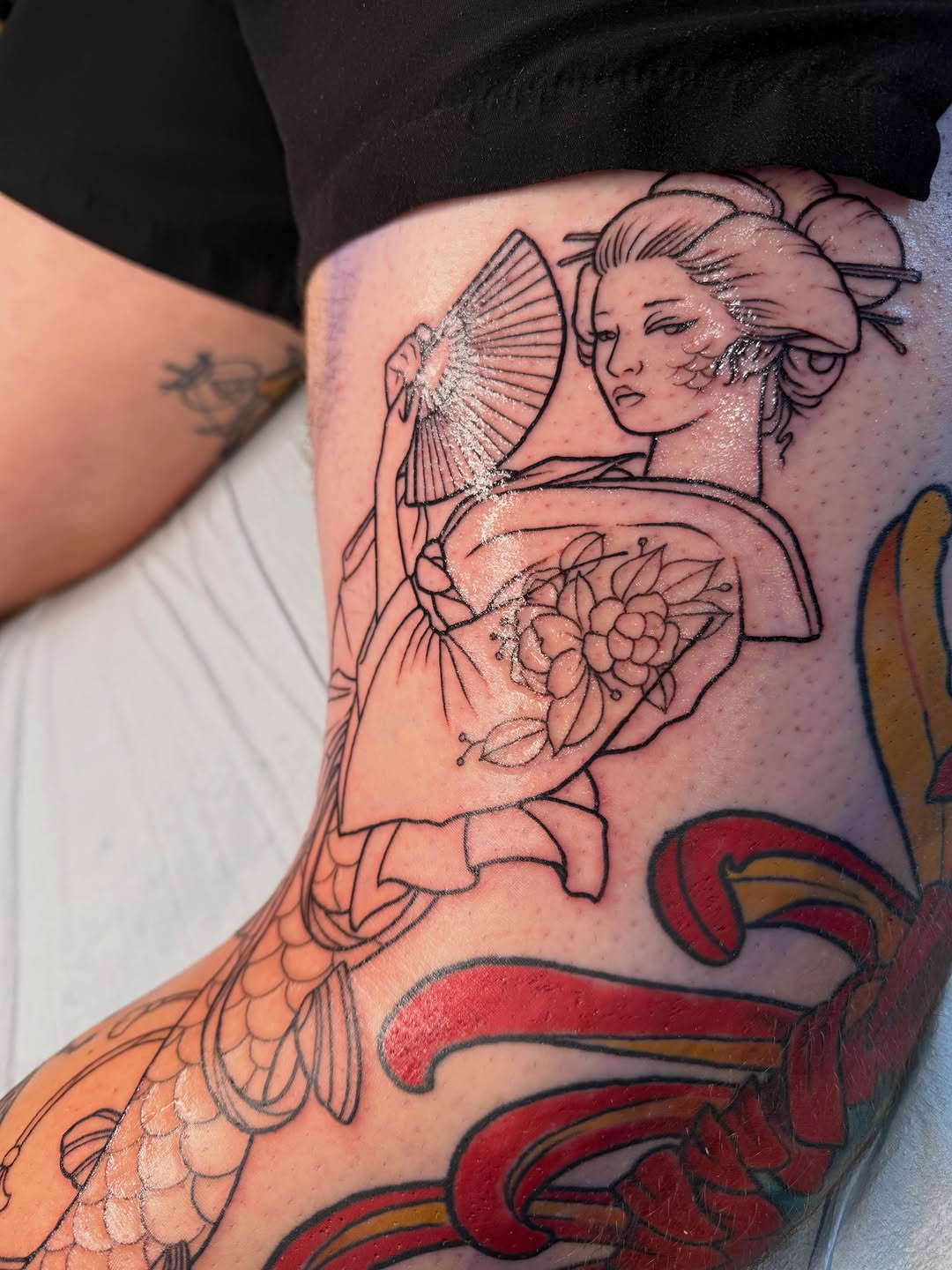 Tattoo by @thesleepyhahas — japanese_irezumi