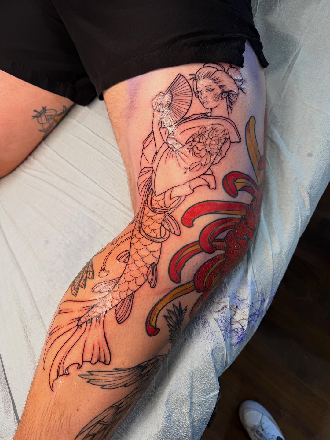 Tattoo by @thesleepyhahas — japanese_irezumi