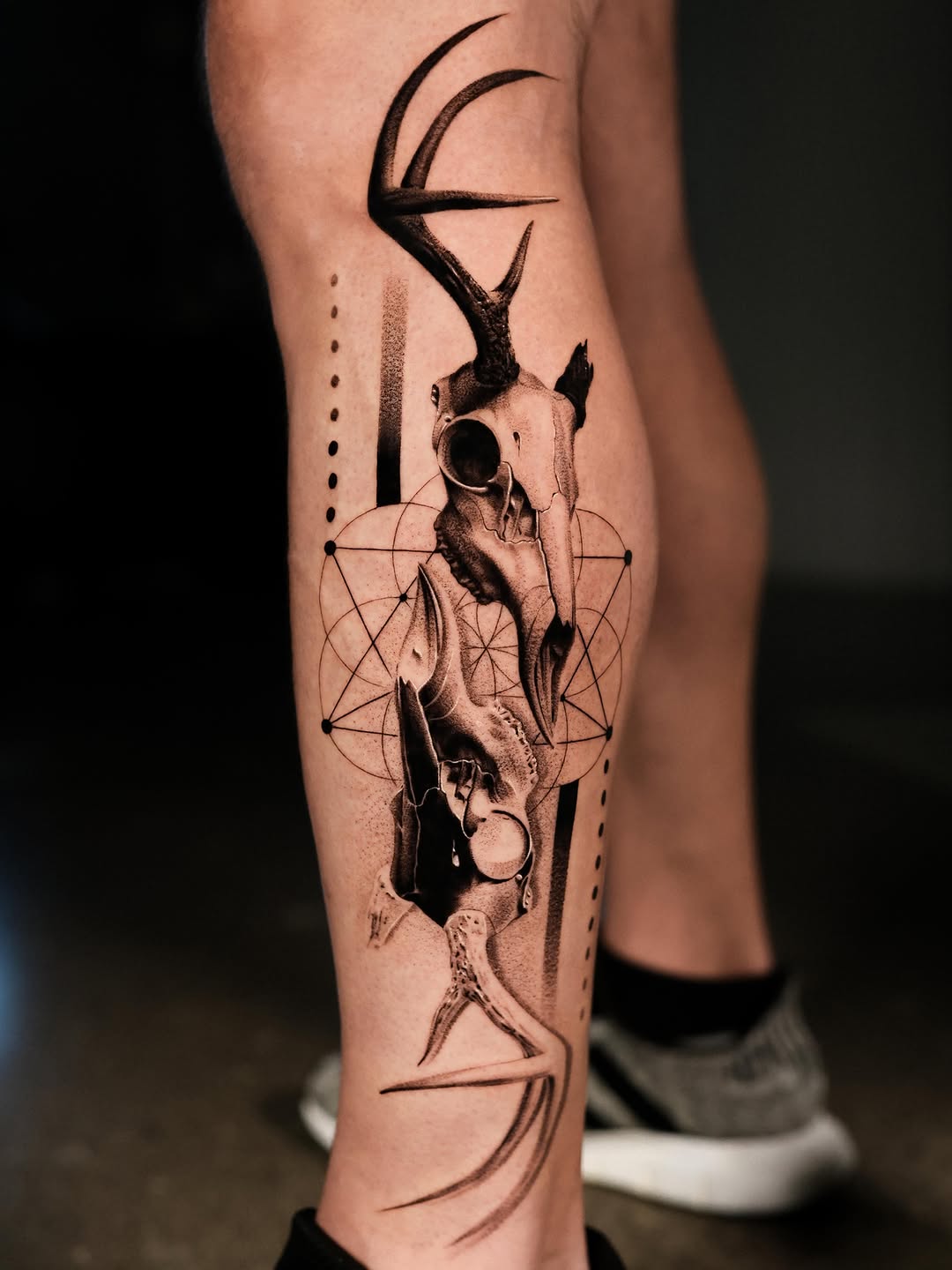 Tattoo by @nikitka.heretic — black_and_grey, illustrative
