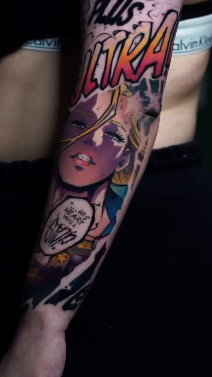 Tattoo by @skeleto.regnare β anime