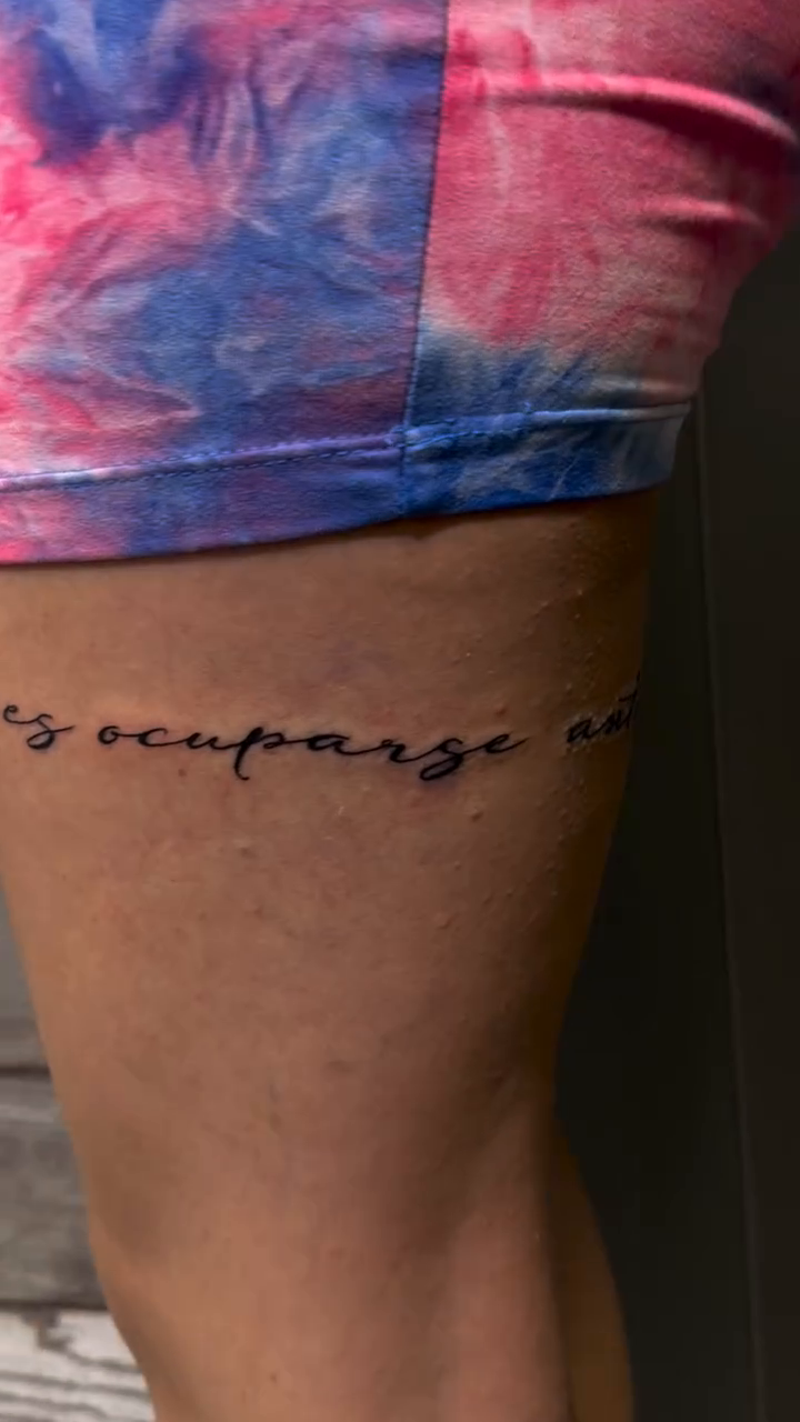 Tattoo by @tattoosbyra_ โ lettering_script, fine_line