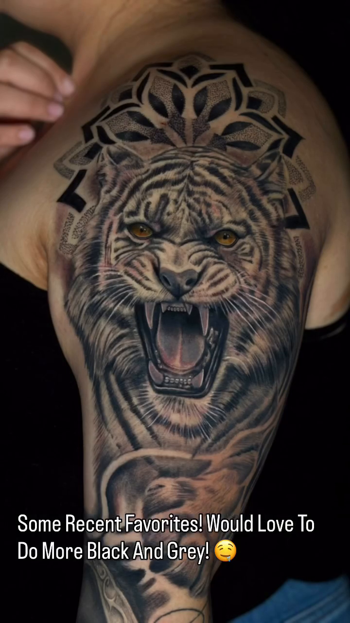 Tattoo by @tattoosxdany — realism, black_and_grey