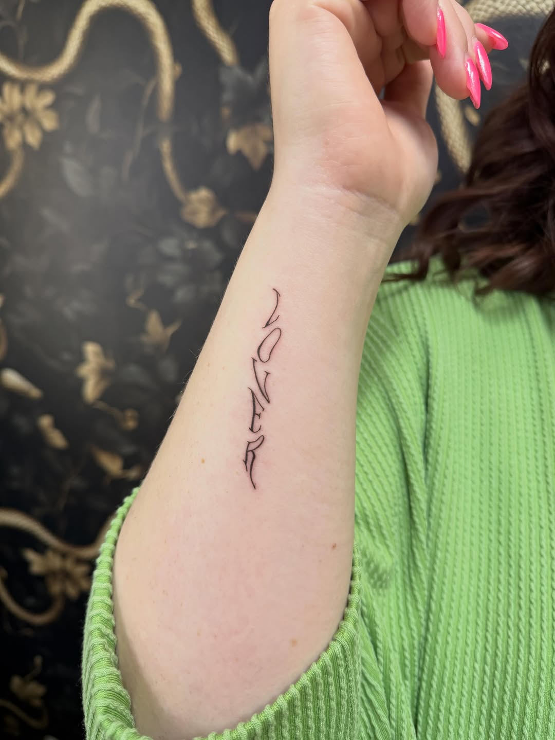 Tattoo by @inkedbyhailey β fine_line, lettering_script