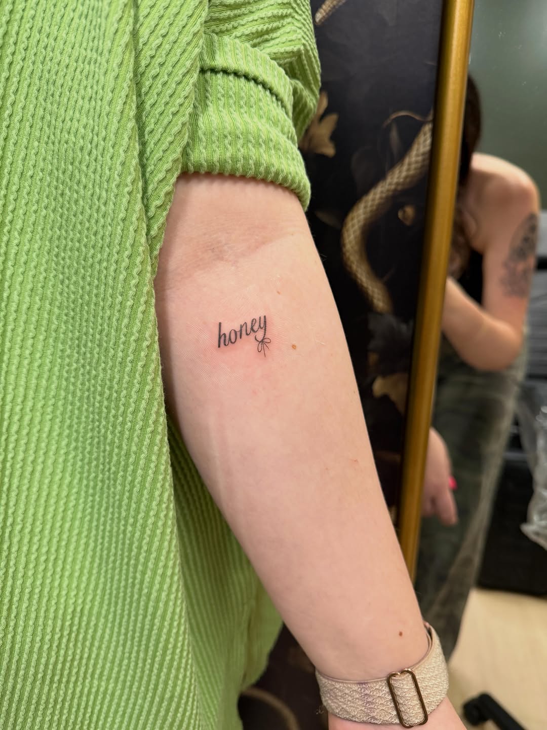 Tattoo by @inkedbyhailey β fine_line, lettering_script