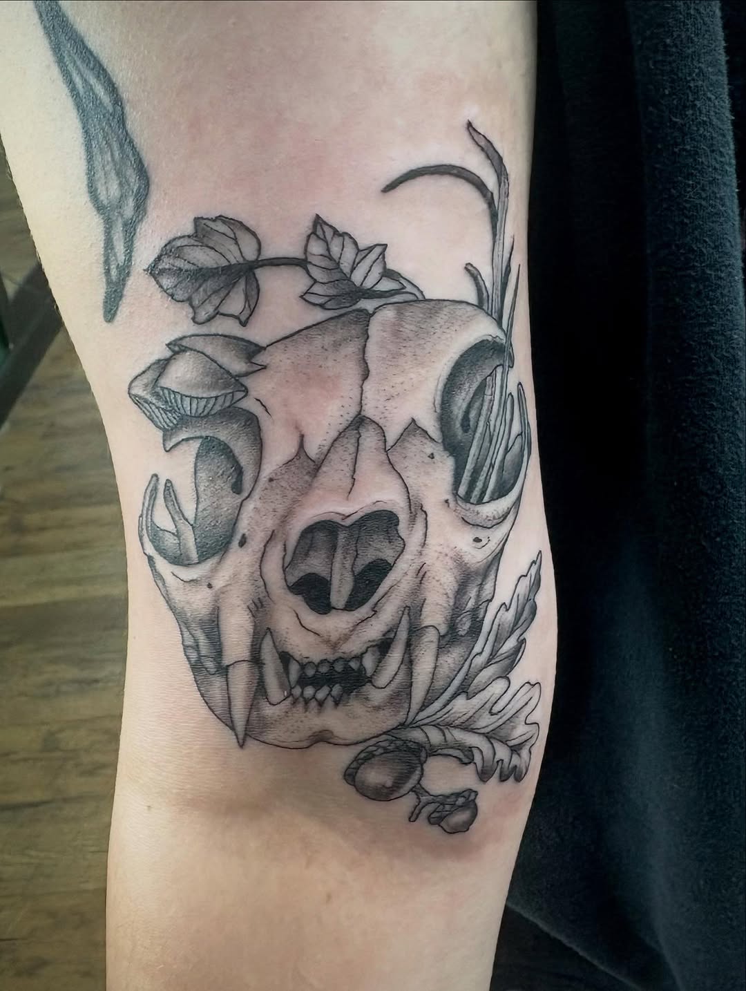Tattoo by @robbiereeltattoo — black_and_grey, realism