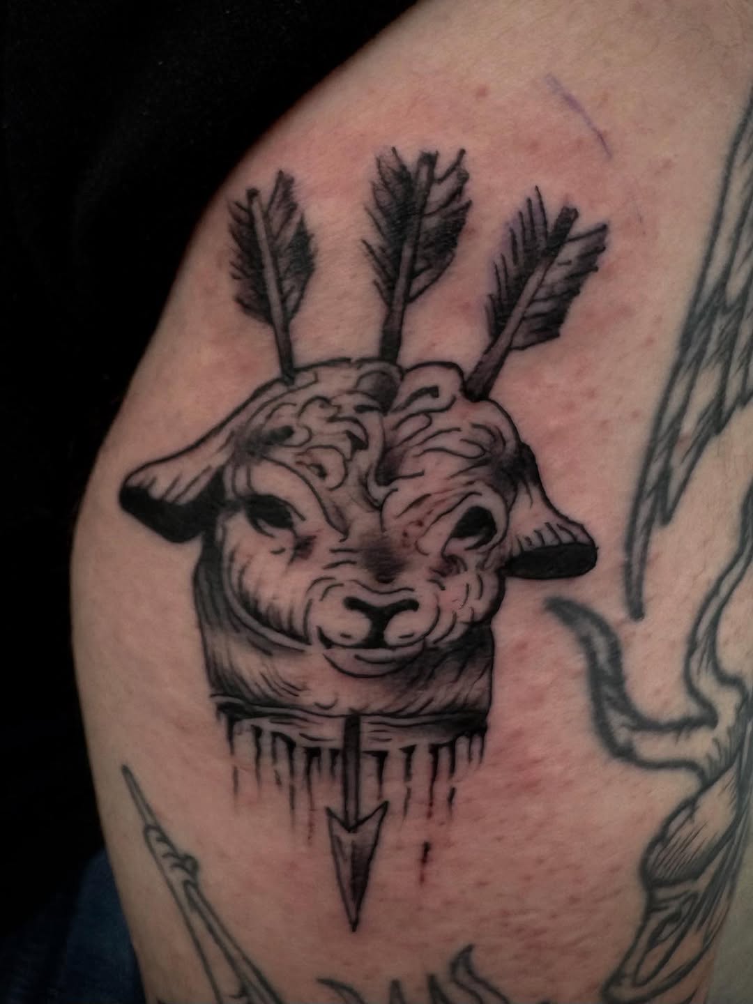 Tattoo by @robbiereeltattoo — dark_realism