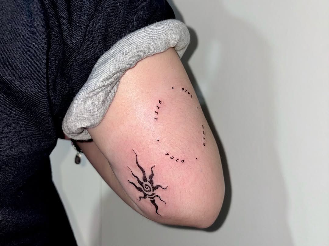 Tattoo by @913.tattoo β fine_line, minimalist