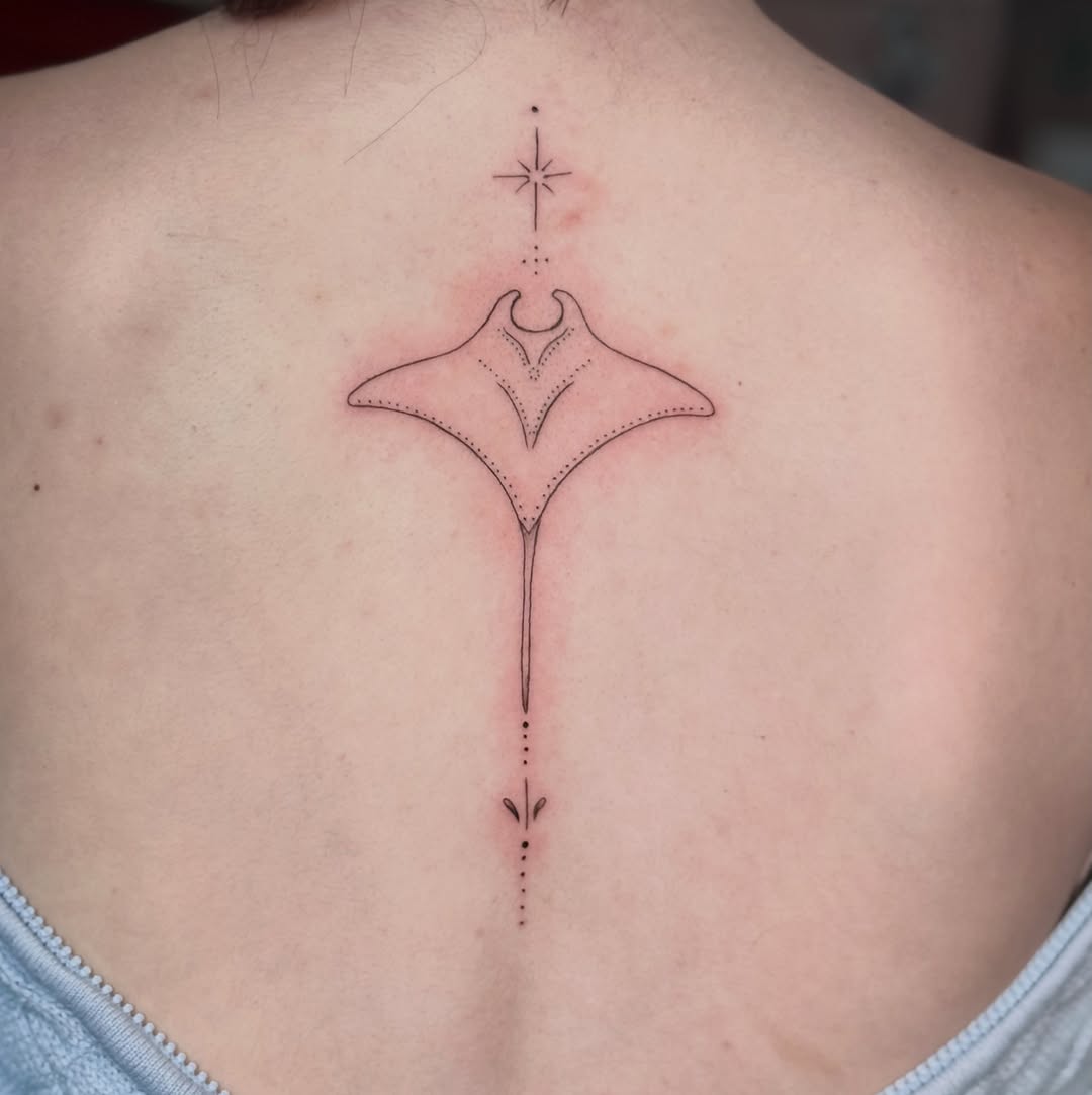 Tattoo by @venom.bodyart — fine_line, minimalist
