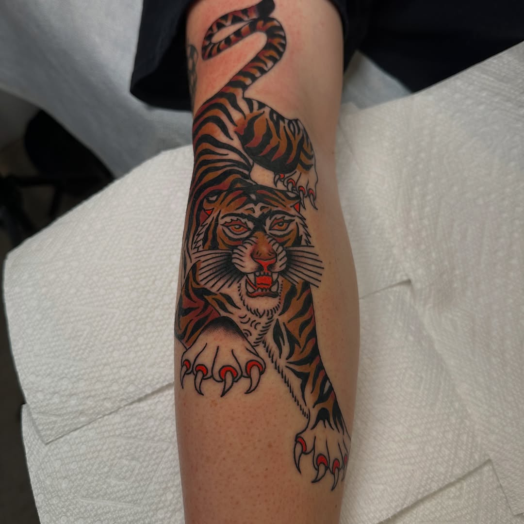 Tattoo by @lingerfeldtx — american_traditional, illustrative