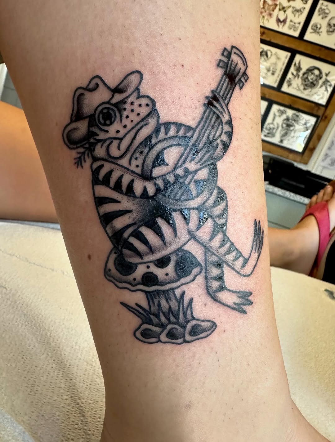 Tattoo by @art_by_woods — american_traditional, illustrative