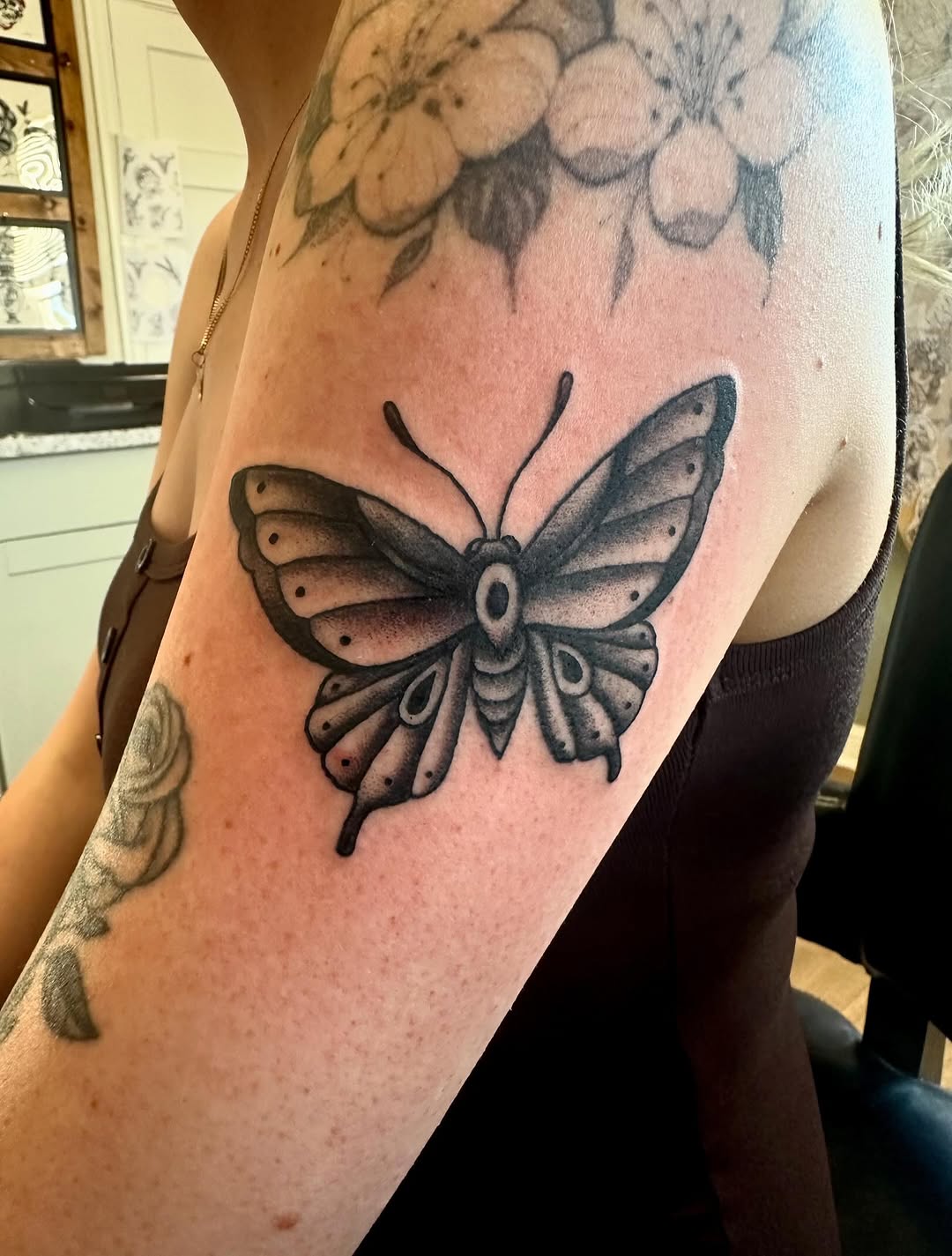 Tattoo by @art_by_woods — american_traditional, black_and_grey