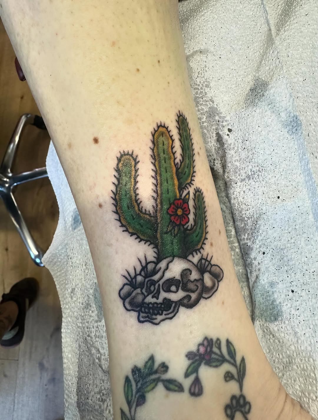 Tattoo by @art_by_woods — american_traditional, illustrative
