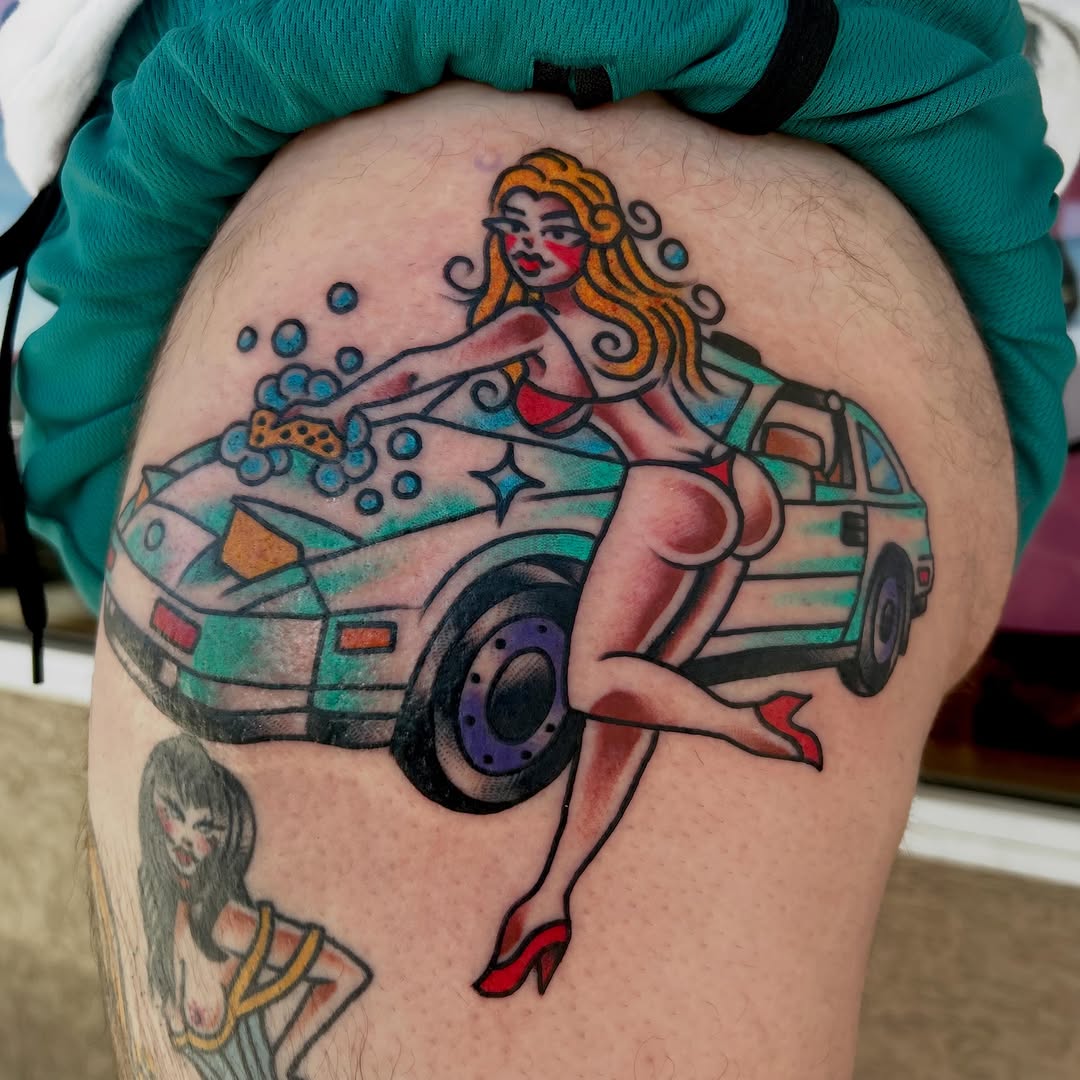 Tattoo by @bubblegum.lei — american_traditional