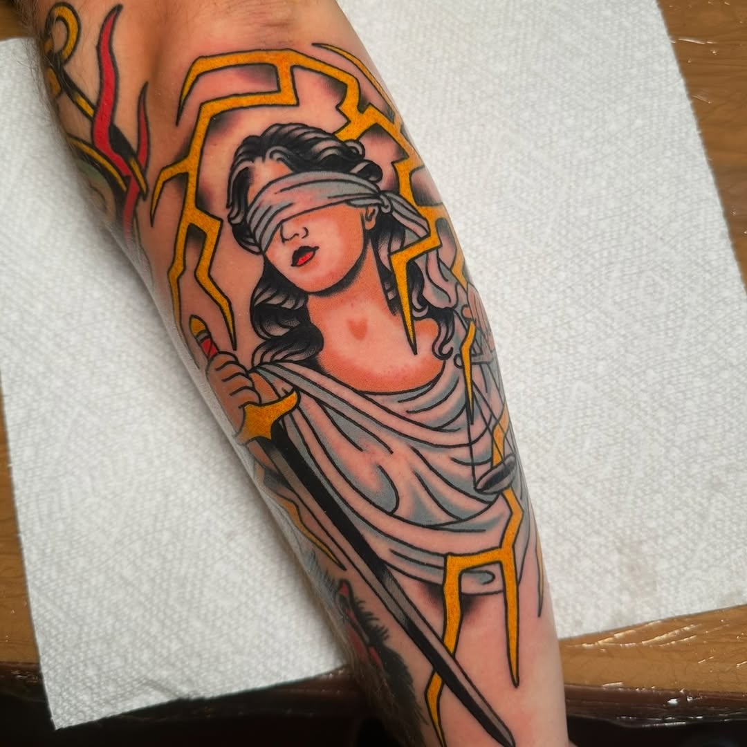 Tattoo by @schyleramestattoo β american_traditional, illustrative