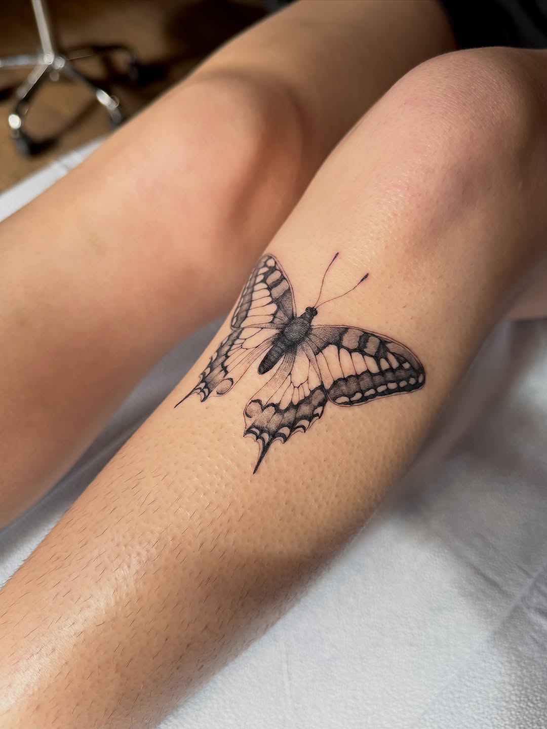 Tattoo by @lilztatz — realism, black_and_grey