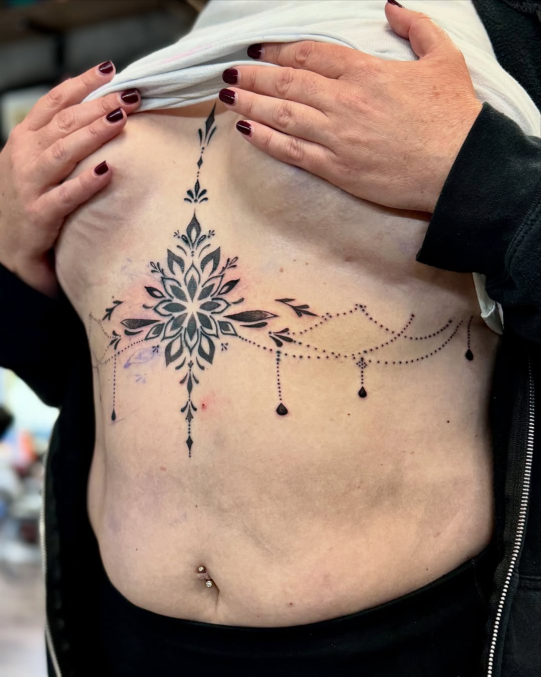 Tattoo by @d.soler_tattoo β ornamental, blackwork