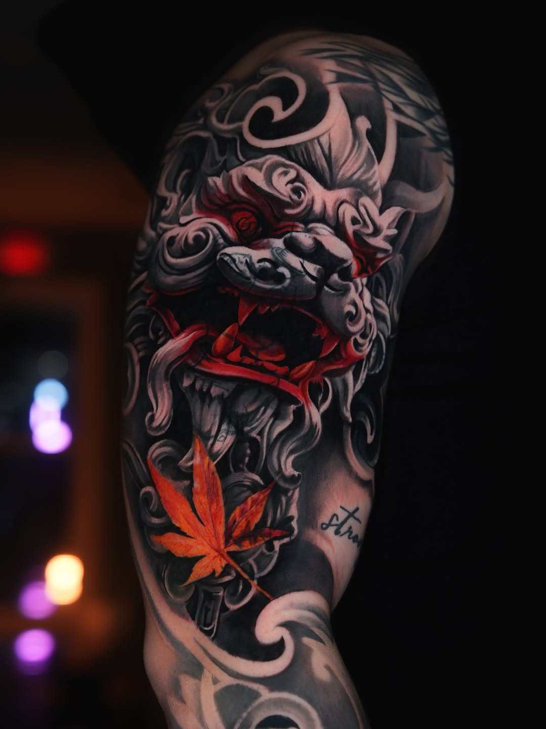 Tattoo by @arttattooandres — japanese_irezumi, realism