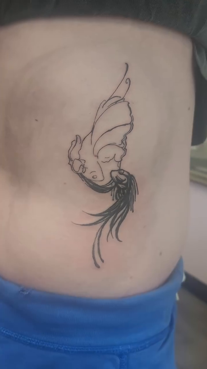 Tattoo by @merreart_007 β fine_line