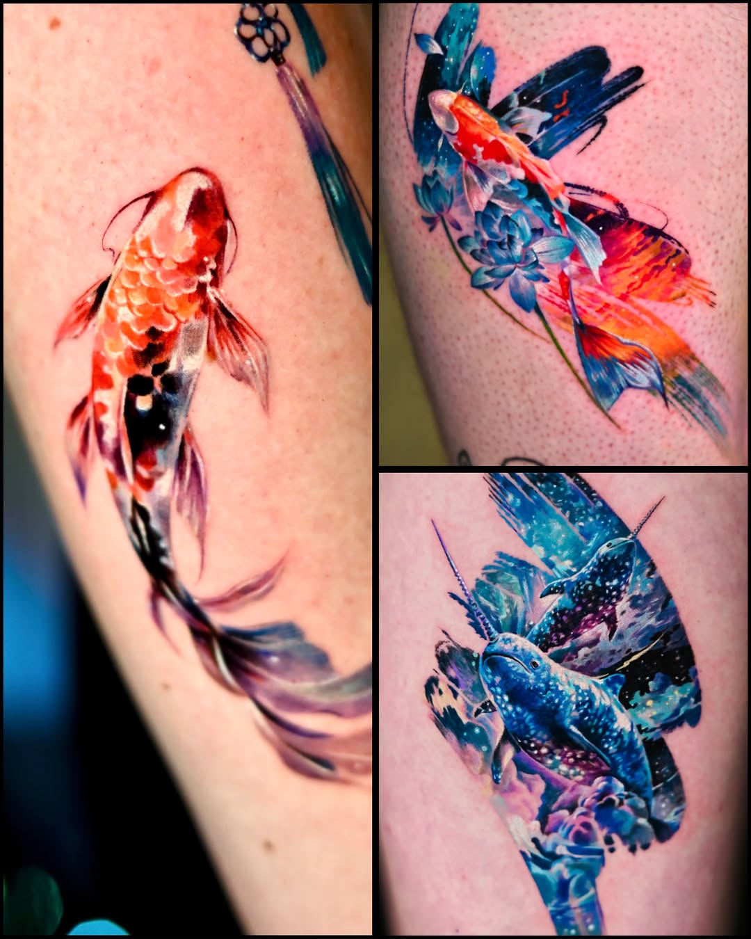 Tattoo by @sentimental_laundry — watercolor, realism