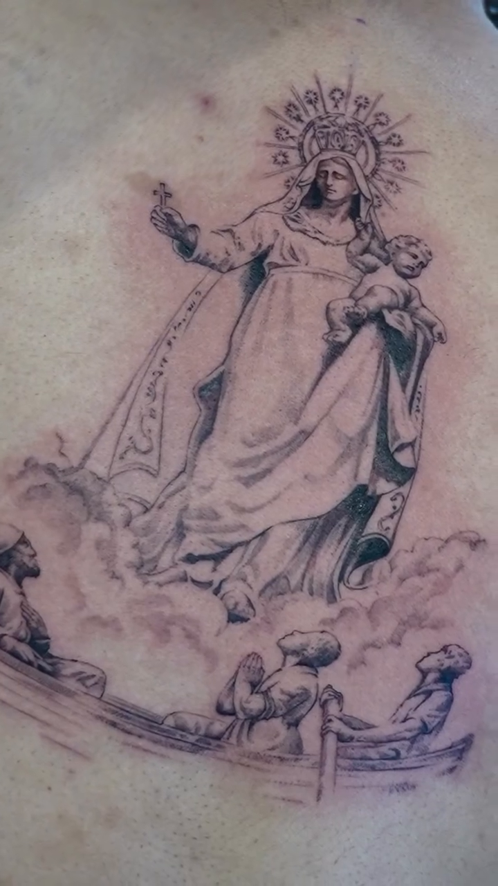 Tattoo by @oori_tattoo — black_and_grey, realism
