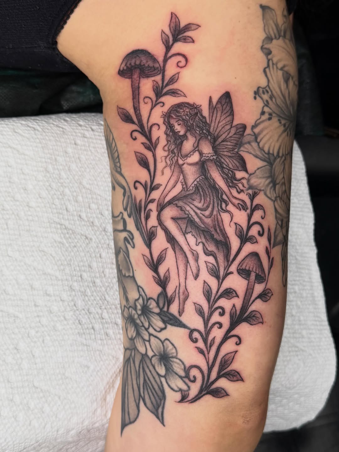 Tattoo by @kimtattoos_wslv — black_and_grey