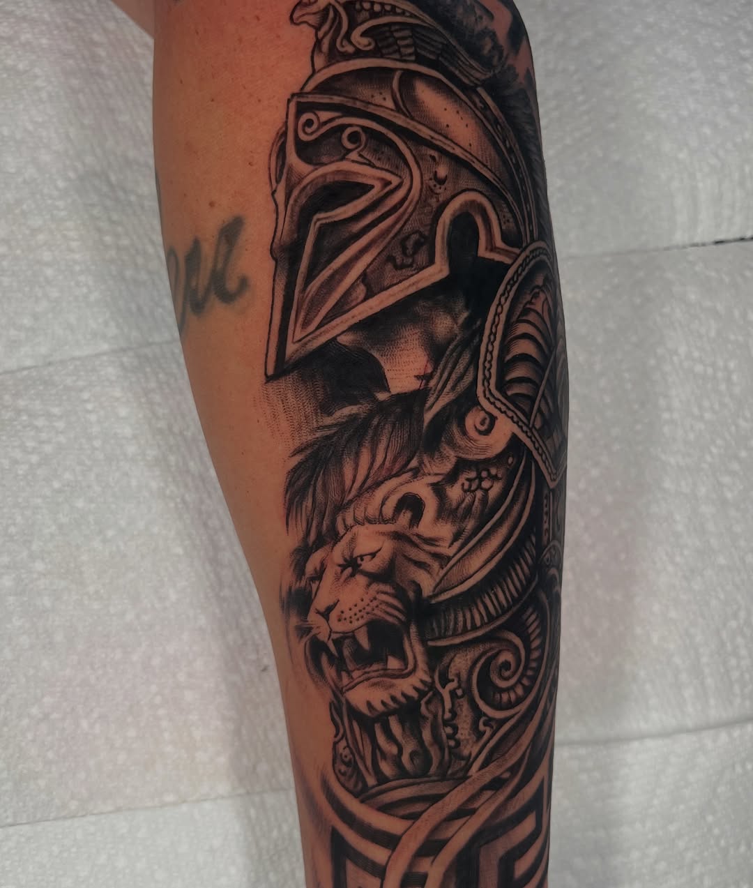 Tattoo by @joecorraltattooer โ realism, black_and_grey