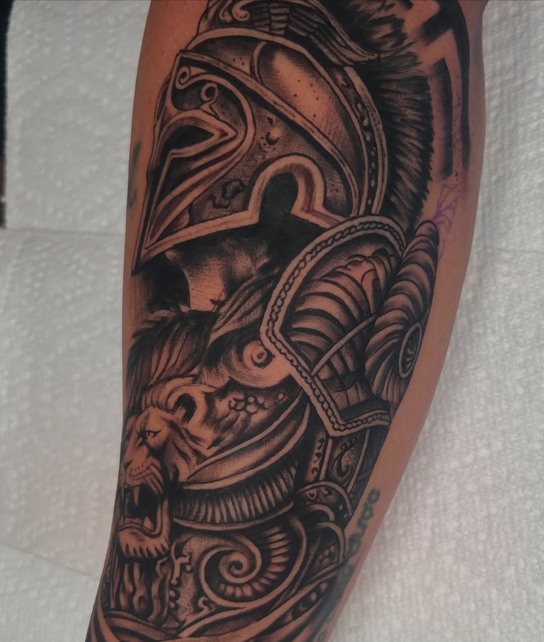 Tattoo by @joecorraltattooer โ realism, black_and_grey
