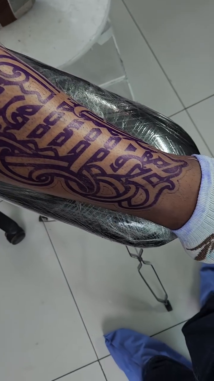 Tattoo by @aguascali_firme — lettering_script