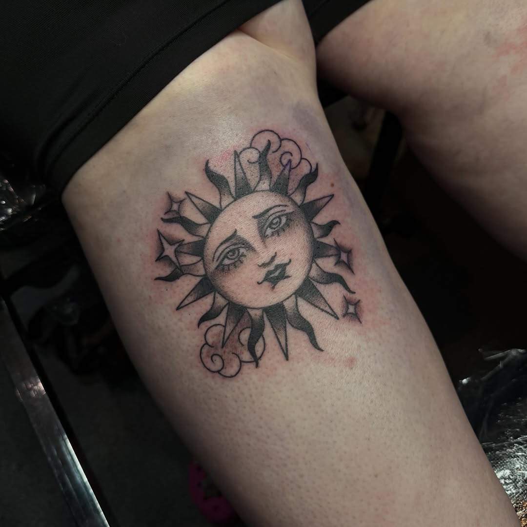 Tattoo by @stephhudsontattoo โ black_and_grey, neo_traditional