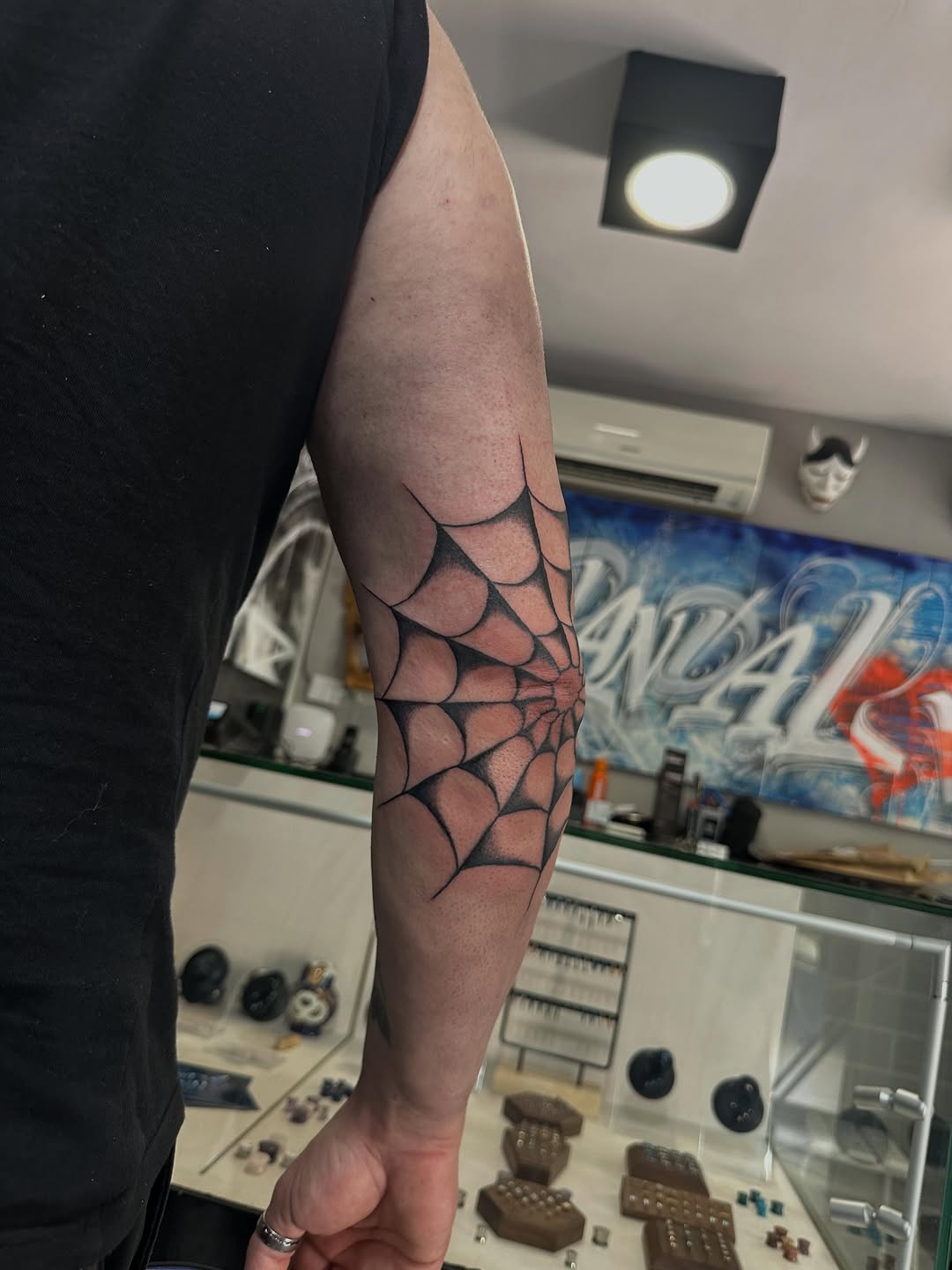 Tattoo by @kunaytattoo_ — blackwork, black_and_grey