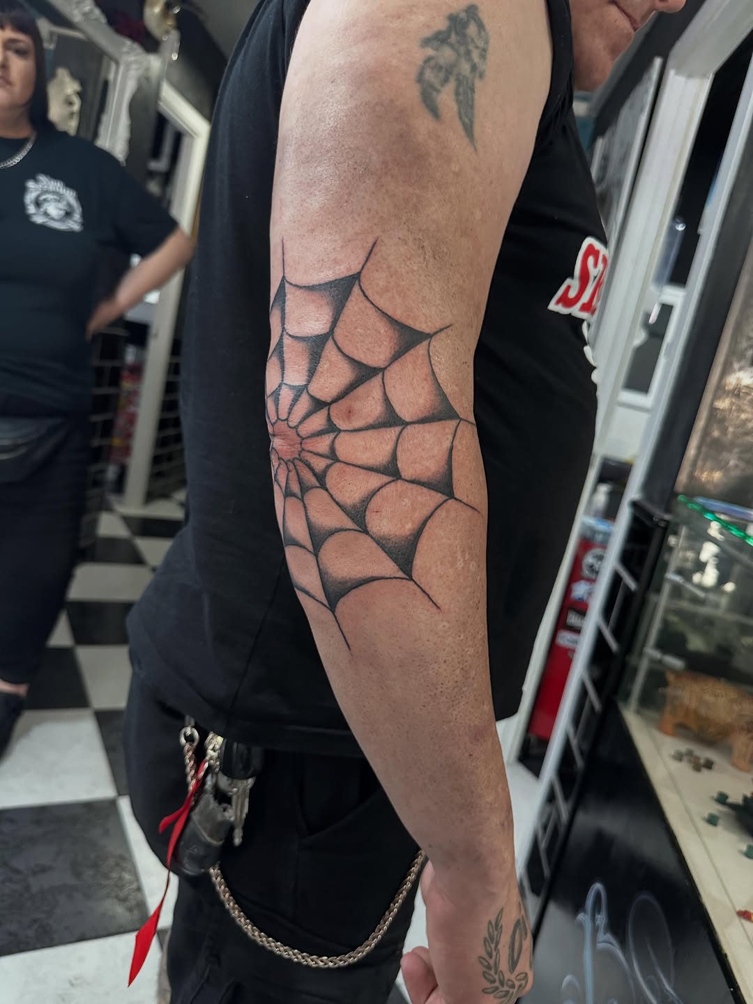 Tattoo by @kunaytattoo_ — blackwork, black_and_grey