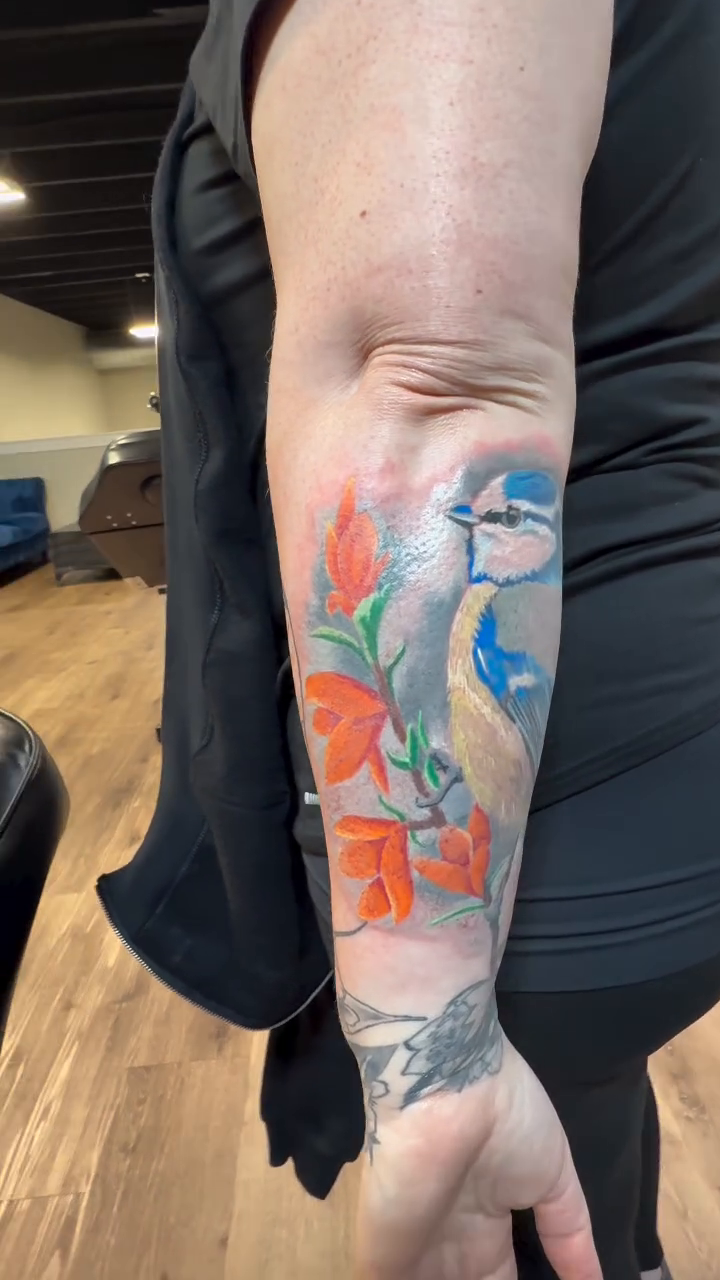 Tattoo by @meme_tattoos — realism, fine_line