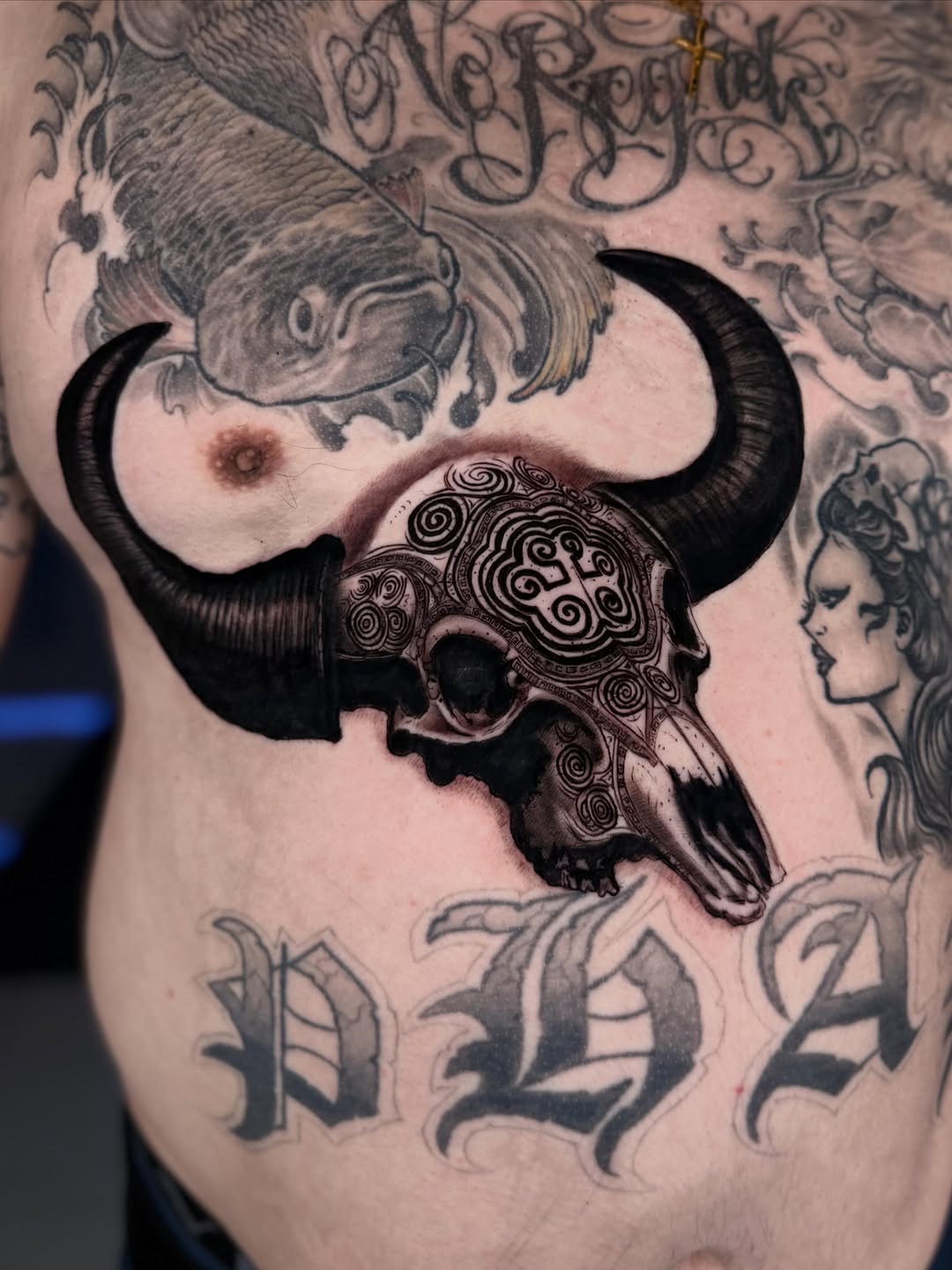 Tattoo by @iddy_sdt — blackwork, black_and_grey