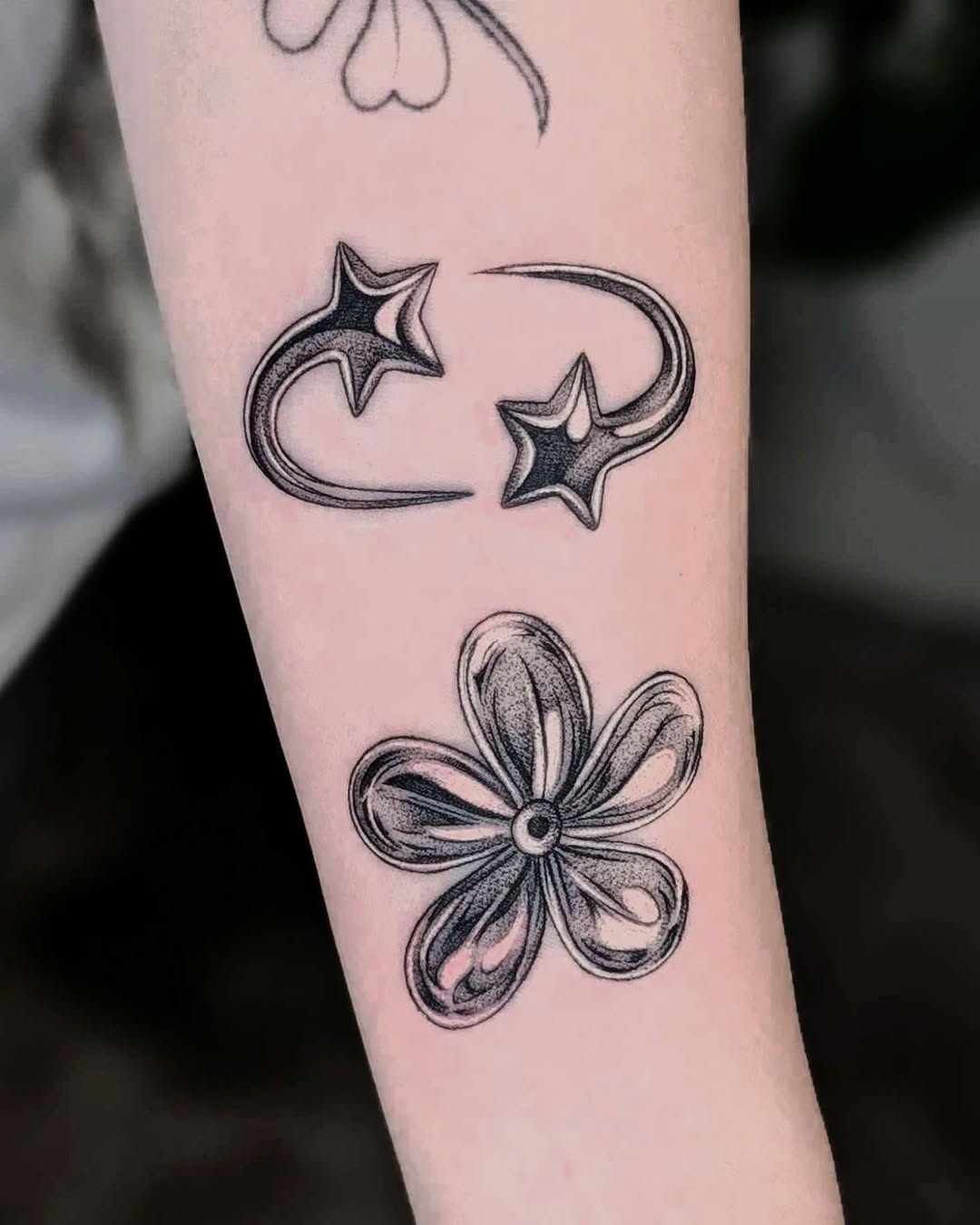 Tattoo by @cats.inks โ fine_line, black_and_grey
