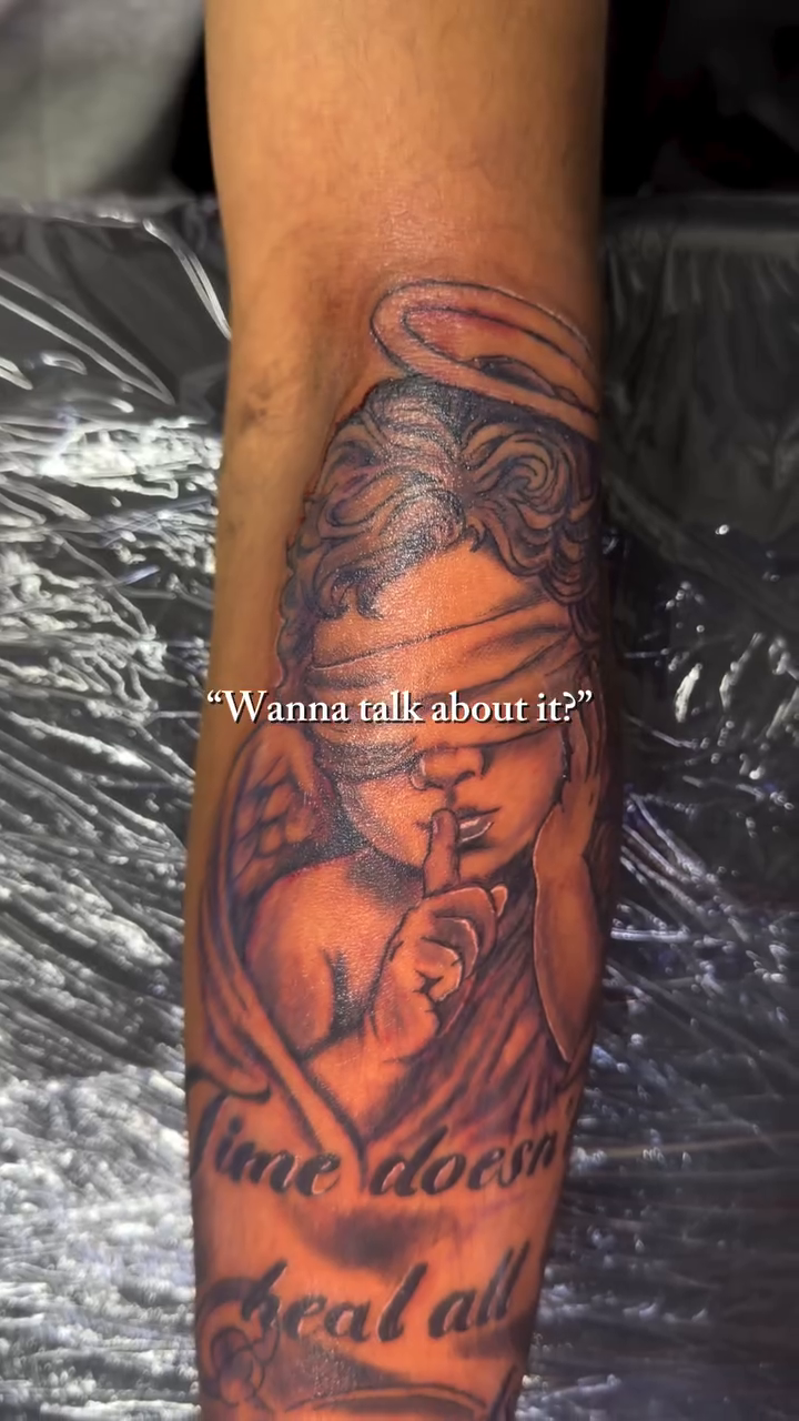 Tattoo by @2paidtattz — black_and_grey