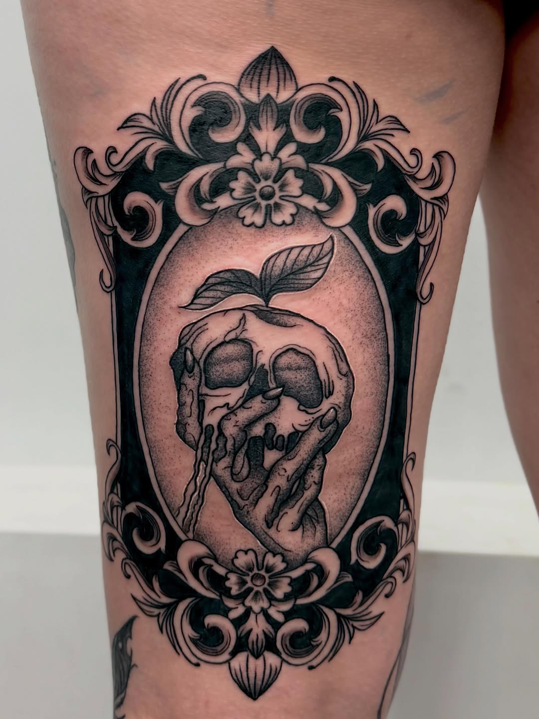 Tattoo by @zen_inkz — blackwork