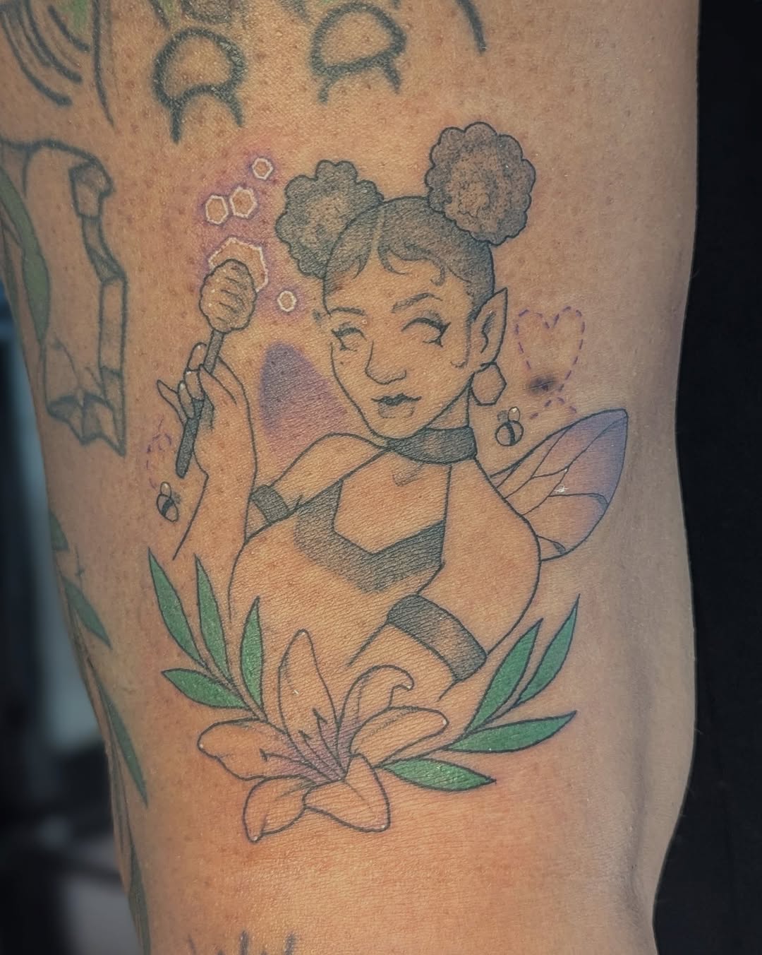 Tattoo by @mythic.cryptid — new_school