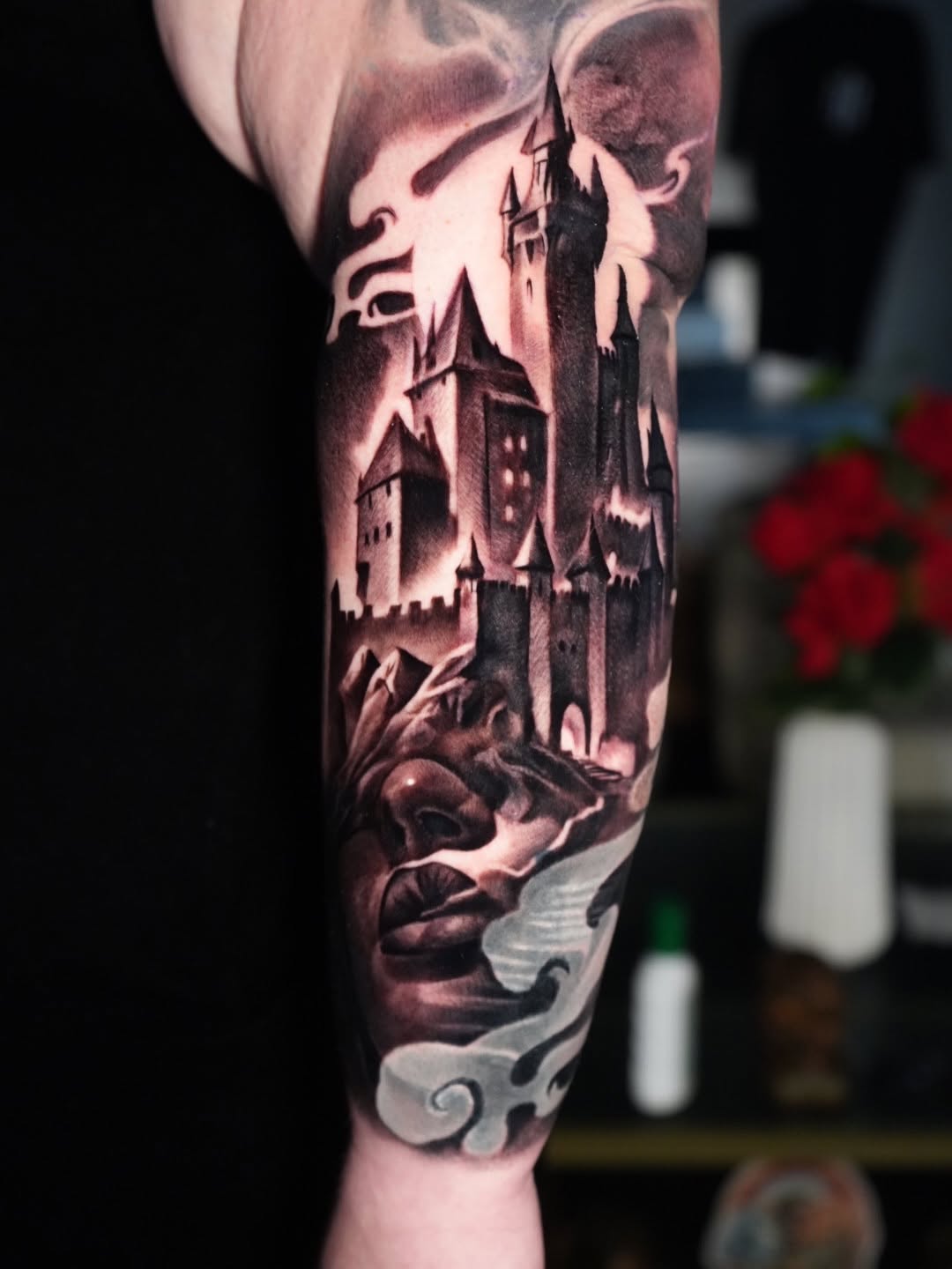 Tattoo by @boneythetattooer — realism, dark_realism