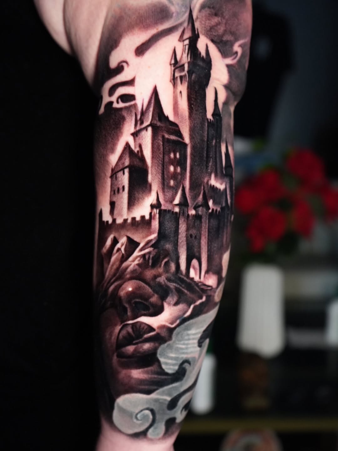 Tattoo by @boneythetattooer — realism, dark_realism