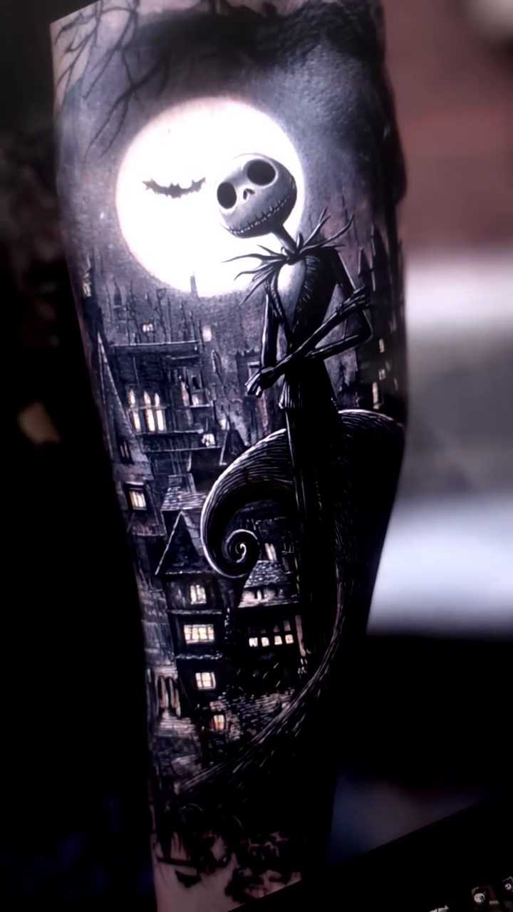 Tattoo by @x1.topsecret — illustrative, dark_realism