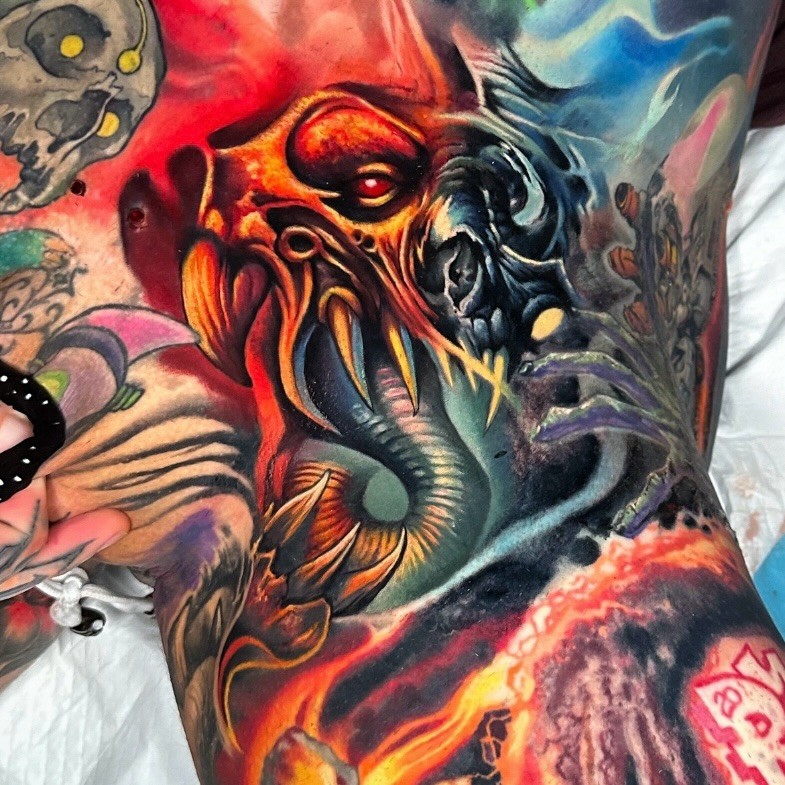 Tattoo by @delicate.dan — realism, dark_realism