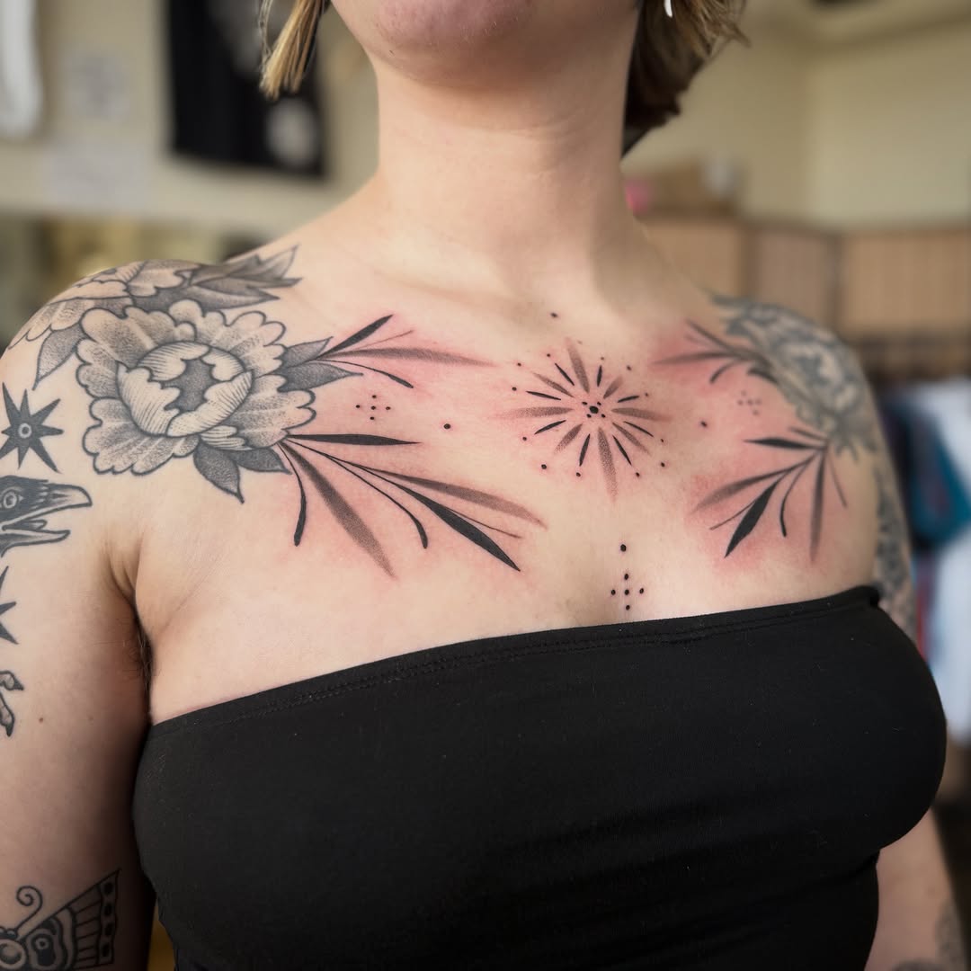 Tattoo by @leahearltattoo — dotwork