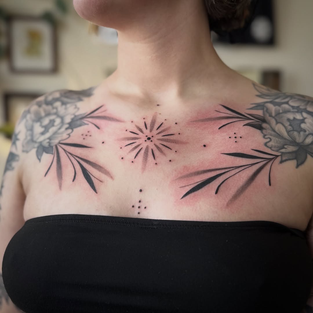 Tattoo by @leahearltattoo — dotwork